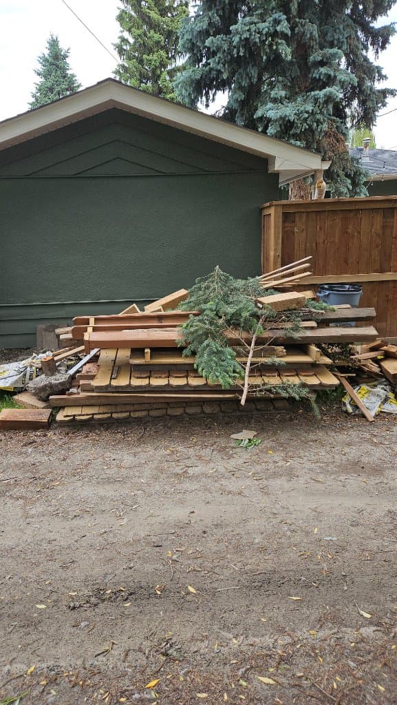 Deck & Lumber Removal